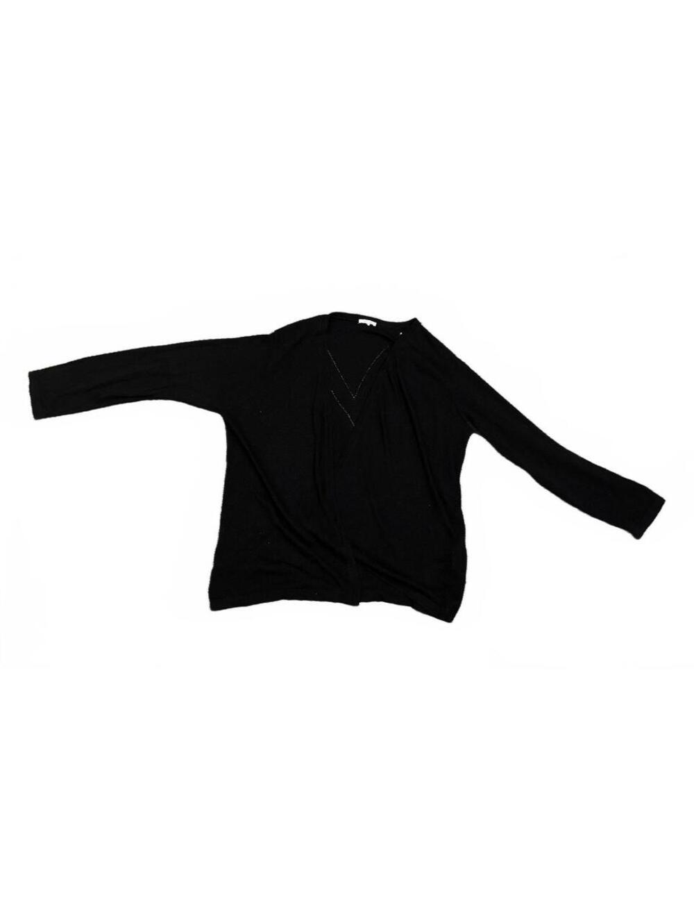 Maurices Black V-Neck Cardigan Size 2